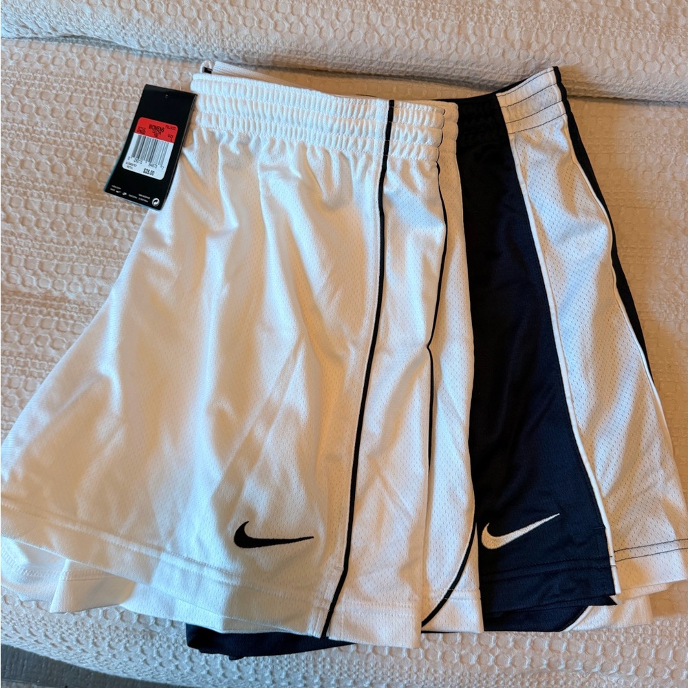Nike White & Navy women’s shorts. Large